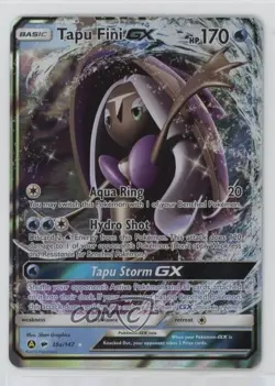 Tapu Fini GX Pokemon Sun & Moon Burning Shadows #39a - Image 1