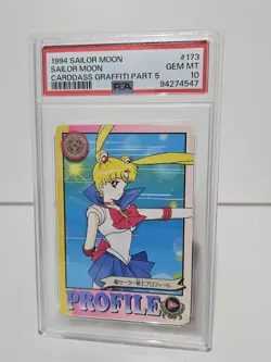 🔥🔥 Sailor Moon PSA 10 | 1994 Vintage CARDDASS | Anime Trading Card 🌟🌟 - Image 1