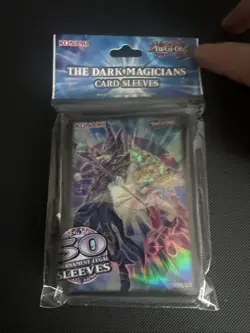 Yu-Gi-Oh The Dark Magicians Card Sleeves - Official Konami Deck Protectors 50 Pa - Image 1