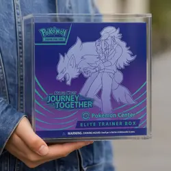 Clear Elite Trainer Box Case for Pokemon Card Storage and Display - Image 2