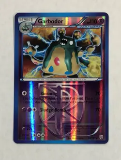 PokÃ©mon GARBODOR Card 66/135 Reverse Holo Rare LP B&W Plasma Storm Light Play - Image 1