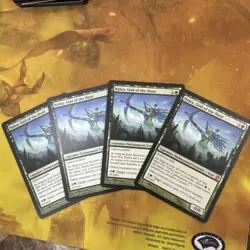 Playset Of 4 Nylea, God Of The Hunt MTG Journey Into Nyx. Never Played Near Mint - Image 1