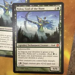 Playset Of 4 Nylea, God Of The Hunt MTG Journey Into Nyx. Never Played Near Mint - Image 2