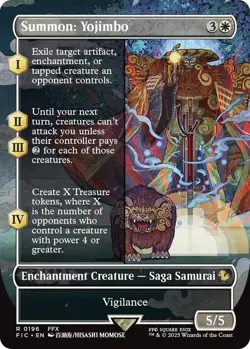 MTG FF NM Borderless Summon: Yojimbo - Image 1