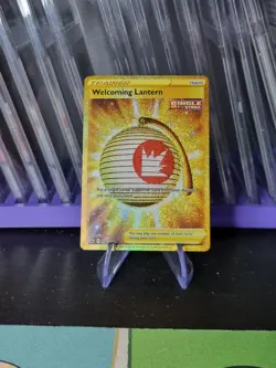 Welcoming Lantern 230/198 Holo Gold Secret Rare Chilling Reign Pokemon Card - Image 1