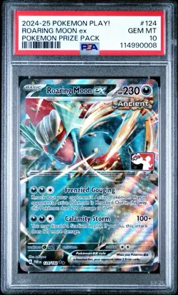 PSA 10 POP 4!! 2024-25 POKEMON PLAY! ROARING MOON ex POKEMON PRIZE PACK - Image 1