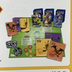 POKEMON TCG Battle Academy Trading Card Board Game Complete Charizard GX - Image 3