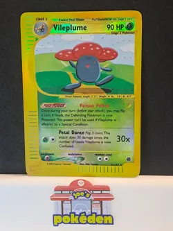 Vileplume 31/165 - Reverse Holo Rare - Expedition - MP - Pokemon Card WOTC - Image 1
