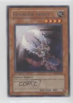 Chainsaw Insect 1st Ed. YuGiOh Shadow of Infinity #SOI-EN021 2006 mp7 - Image 1