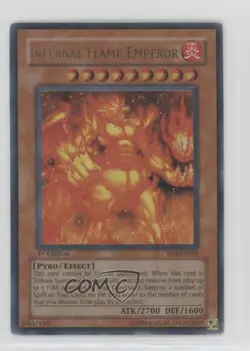 Infernal Flame Emperor 1st Ed. YuGiOh Blaze of Destruction Structure Deck 0yj1 - Image 1