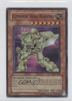 SR - Elemental HERO Bladedge Unlimited YuGiOh Energy #EEN-EN007 2005 ic4 - Image 1
