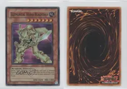SR - Elemental HERO Bladedge Unlimited YuGiOh Energy #EEN-EN007 2005 ic4 - Image 3