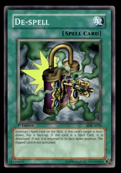 De-Spell  SDK-A035  Starter Deck Kaiba  1st Edition 2002 - Yugioh - Image 1