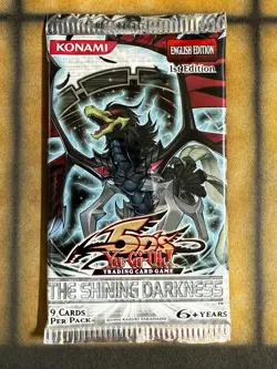 Yugioh 2010 The Shining Darkness Booster Pack 1st Edition Factory Sealed! - Image 3