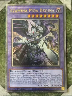 YuGiOh AZAMINA MOA REGINA Quarter Century Secret ROTA-EN033 - Image 2