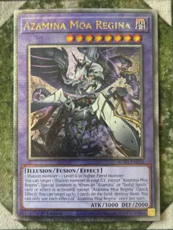 YuGiOh AZAMINA MOA REGINA Quarter Century Secret ROTA-EN033 - Image 5