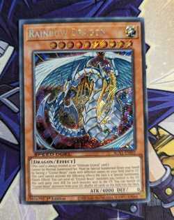 Yu-Gi-Oh Rainbow Dragon - SGX1-ENF01 1st Edition Secret Rare NM - Image 3