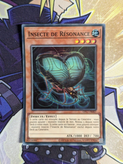 Yu-Gi-Oh Resonance Insect OP17-EN007 Super Rare Unlimited Edition French - NM - Image 3
