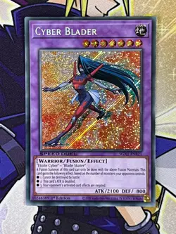 Yu-Gi-Oh Cyber Blader SGX1-ENE21 Secret Rare 1st Edition NM - Image 1
