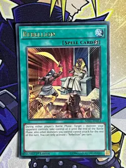 Yu-Gi-Oh Rebellion MIL1-EN013 Ultra Rare 1st Edition NM - Image 3