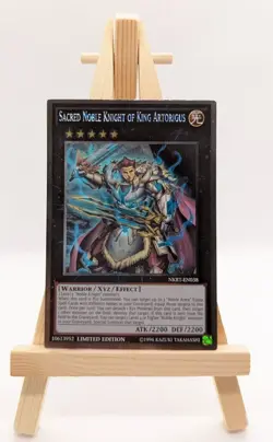 Yugioh - Sacred Noble Knight Of King Artorigus NKRT-EN038 Platinum Rare -VLP - Image 1