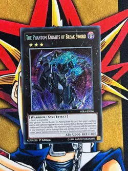 WIRA-EN006 The Phantom Knights Of Breaksword Secret Rare 1st Edition NM Yugioh - Image 1