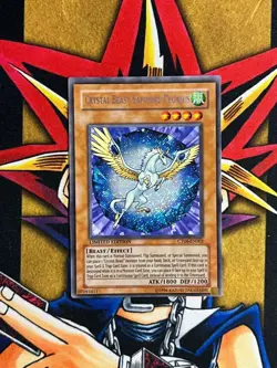 CT04-EN002 Crystal Beast Sapphire Pegasus Secret Rare Limited Edition LP Yugioh - Image 1