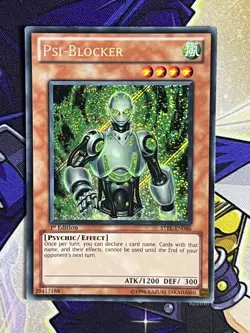 Yu-Gi-Oh PSI - Blocker STBL-EN086 Secret Rare 1st Edition LP - Image 1