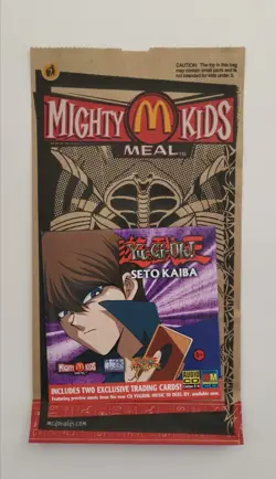 2002 Yugioh McDonalds Kaiba Promo Bag SEALED with CD, poster AND Promo Pack - Image 2
