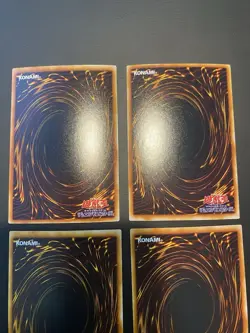 2003 Yugioh Promo Dark Magician Knight GB8-001 ~ 004 Secret Rare Complete Set NM - Image 5
