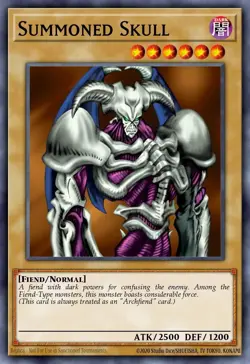 Summoned Skull - RA03 - Platinum Secret Rare - Yugioh - Euro - Image 3