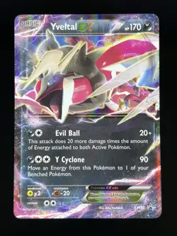 PokÃ©mon Card TCG Yveltal-EX Shiny Kalos Tins XY150 Holo Black Star Promo 2016 - Image 1