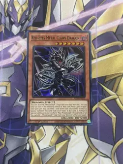 Yugioh Red-Eyes Metal Claws Dragon Super Rare ALIN - Image 1