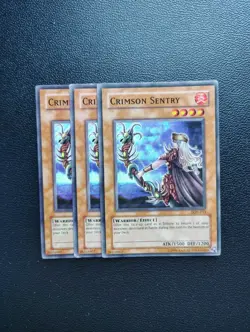 Yu-Gi-Oh - Crimson Sentry 3X - Full Playset - Image 1