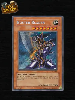 Yu-Gi-Oh Buster Blader BPT-008 Collectible Tin Promo Secret Rare NA 2002 - Image 1