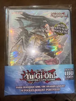 Yu-Gi-Oh Dark Magician Girl the Dragon Knight Trading Card Game 9 Pocket Binder - Image 1