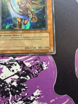 Yugioh Amazoness Swords Woman MFC-061 Ultra Rare NM MISSING/ERROR  STAMP - Image 3