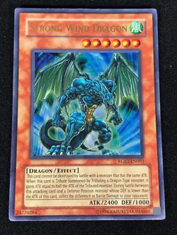 Yugioh Strong Wind Dragon RGBT-EN003 Ultra (MP) - Image 1
