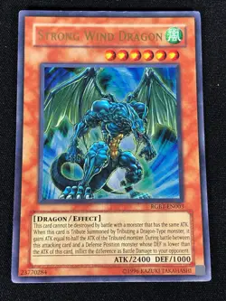Yugioh Strong Wind Dragon RGBT-EN003 Ultra (MP) - Image 2