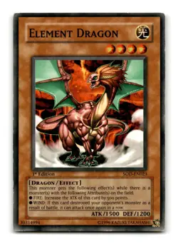 Element Dragon - SOD-EN023 - YuGiOh-LP - Image 2