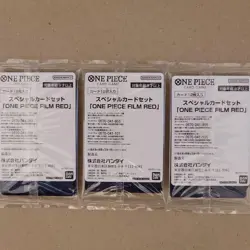 One Piece Card Game Film RED Finale Set Movie Limited Promo 8 pack Japanese New - Image 2