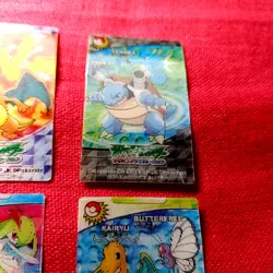 Advanced generation Pokemon Japanese  Card 3D lenticular Charizard Blastoise - Image 3