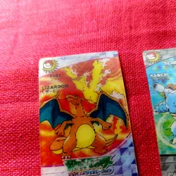 Advanced generation Pokemon Japanese  Card 3D lenticular Charizard Blastoise - Image 6