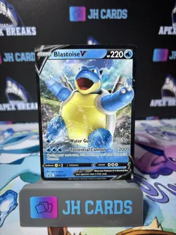 Blastoise V SWSH101 Black Star Promo Holo Pokemon Card NM - Image 1