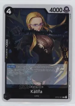 2023 One Piece Card Game: Pillars of Strength OP03 R Kalifa #OP03-081 01sb - Image 1