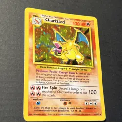 1999 PokÃ©mon TCG Charizard Base Set Holo Rare Card 4/102 - Image 2