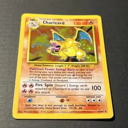 1999 PokÃ©mon TCG Charizard Base Set Holo Rare Card 4/102 - Image 3