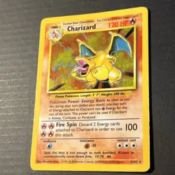 1999 PokÃ©mon TCG Charizard Base Set Holo Rare Card 4/102 - Image 4