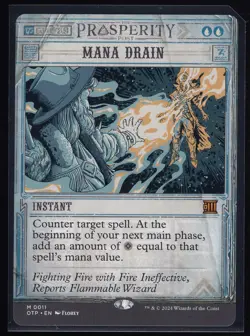 Mana Drain MTG Outlaws of Thunder Junction: Breaking News #11 Mythic - Image 1