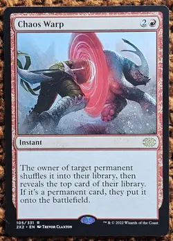 âœ¨ï¸Chaos Warpâœ¨ï¸ MTG | Double Masters 2022  | NM/M | R 105/331 - Image 1
